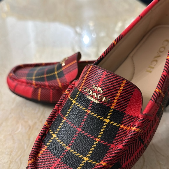 NWT Coach Marley Driver With Plaid Print. - Picture 11 of 12